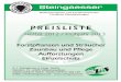 ST Preisliste 2012 2013 270912 - G.J. Steingaesser & Comp ... · PREISLISTE Herbst 2012 / Frühjahr 2013 Forstpﬂ anzen und Sträucher Zaunbau und Pﬂ ege Aufforstungen Einzelschutz