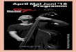 April Mai Juni ‘18 Programm - kul · PDF filebass), Tizian Jost (Klavier), Michael Keul Schlagzeug. „Never change a swinging ... lins oder Jamiroquai. – Es wird empfohlen, leichte