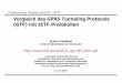 Projektseminar Wireless Internet / UMTS Vergleich des … · GPRS Tunneling Protocol (R6, 3GPP TS 29.060 V6.4.0, 2004-03)-----GTP: Tunneling Protocol mit QoS Fähigkeiten zwischen