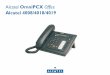 OmniPCX Office - uni-giessen.de · Ihre Anrufe 9 1 1.10 Entgegennehmen eines internen Anrufs über die Funktion Gegensprechen (Nur Alcatel 4008/4018) Sie können …