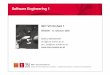 Software Engineering 1 - inso.tuwien.ac.at · SWEBOK. SE1 2005W | Vorlesung 1 12 ... Software Management: Management Konzepte, Projektplanung, Projekt Personal und Organisation, Projektkontrolle,