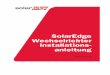 SolarEdge Wechselrichter Installationsanleitung – MAN-01 ... · Kundendienst und Kontaktinformationen 2 SolarEdge Wechselrichter Installationsanleitung – MAN-01-00058-2.6 Kundendienst