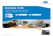 bizhub C35 - KONICA MINOLTA Austria · Farb A4 Multifunktionssystem Bis zu 30 Seiten pro Minute bizhub C35 Funktionen – Farbe – Schwarz-Weiß – PCL/PS – Local/Netzwerk –