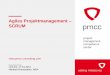 Agiles Projektmanagement SCRUM - pmcc-consulting.com€¦ · Agenda 2 2 1 3 Traditionelles Projekt Management Probleme & Erkenntnisse Agiles Projektmanagement & Scrum 4 5 6 Voraussetzungen