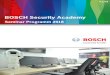 BOSCH Security Academy - st-nso-de.resource.bosch.com · Alle Seiten beinhalten eine Beschreibung des Seminars, Lernziele, Voraussetzungen und Zielgruppen