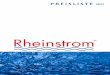 P R E I S L I S T E 2017 · Rheinstrom Preisliste 2017 Artikel Artikel-Nr. PG Preis o. MwSt Preis incl. MwSt Yachttoilette Y2 RG klein 0002002 A 1.050,00 1.249,50 Yachttoilette Y2