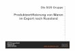 Produktzertifizierung von Waren im Export nach Russland1).pdf · Was ist das GOST-R Zertifikat? Bestätigung der Übereinstimmung der zu exportierenden Produkte mit den russischen