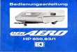 Bedienungsanleitung QEK AERO HP 650.83/1 .Die Karosserie des QEK Aero besteht aus einem beplankten