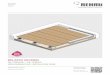 RELAZZO DECKING - Rehau · 4 RELAZZO DECKING THE TERRACE. 1. Installation checklist This checklist is an aid and DOES NOT replace the installation guide Base layer: Ballast bed