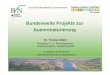 Bundesweite Projekte zur Auenrenaturierung - LfU Bayern · BfN, 2009 Es besteht ein dringender Handlungsbedarf, den Flüssen wieder mehr Raum zu geben und den ökologischen Zustand