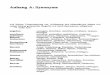 Anhang A: Synonyme - Springer978-3-642-97626-1/1.pdf · Referat Offentlichkeitsarbeit Postfach 53175 Bonn Tel.: 0228-570 Bundesarztekanuner Herbert-Lewin-Str. 1 ... Acta Obstetrica