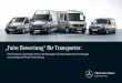 Die Fahrzeugrückgabe – gereinigt und komplett? · „Faire Bewertung“ für Transporter. Informationen und Tipps rund um die Rückgabe von Mercedes-Benz Fahrzeugen aus Leasing