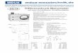 Differenzdruck-Manometer - MDUA Messtechnik Shop · Schaltschema (Y4) Beispiel "Min-Max"-Überwachung Melde-lampen Druckanschluss für Über- und Unterdruck Elektr.- ... 8/19/2009