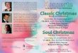 Programm Classic Soul Christmas 2015 aussen Flyer Classic Soul Christmas 2015.pdf · Love theme, Cinema Paradiso , Ennio Morricone (Intermezzo) 13. Walking in the air, Howard Blake