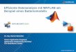 Effiziente Datenanalyse mit MATLAB am Beispiel …€¦ · Effiziente Datenanalyse mit MATLAB am ... – Optical spectrum analyzer ... Deploying Applications with MATLAB Give MATLAB
