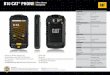 B10 CAT PHONE Ultra robustes Smartphone - … · Prozessor Qualcomm 800 Mhz Bildschirm 3.2“ TFT HVGA ... HSDPA Ja UMTS Ja FUNKTIONEN GPS Ja Freisprechfunktion Ja Speichererweiterung