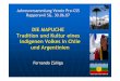 DIE MAPUCHE Tradition und Kultur eines indigenen … Mapuche.pdf · Jahresversammlung Verein Pro-CSS Rapperswil SG, 30.06.07 DIE MAPUCHE Tradition und Kultur eines indigenen Volkes