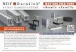 Dura Fix Dura Clip - stanzwerk-reif.de · Mit der Entscheidung für das REIF DuraLink Aluminiumsystem haben Sie sich für ein hochstabiles und durchdachtes Produkt entschieden. Wo