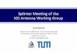 Splinter Meeting of the IGS Antenna Working Groupacc.igs.org/workshop2016/AWG_Splinter_IGS16.pdf · Splinter Meeting of the IGS Antenna Working Group Ralf Schmid Deutsches Geodätisches