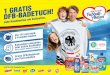 1 GRATIS DFB-BADETUCH! - henkel-lifetimes.de · Gratis DFB-Badetuch per Post erhalten Kassenbon einsenden oder online hochladen www. fussball-badetuch-henkel.de Für 113 Produkte