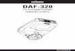 DAF-320 - download.doerrfoto.infodownload.doerrfoto.info/manuals/Blitzgeraete/370300_DAF-320_Oly... · DE BEDIENUNGSANLEITUNG DÖRR DAF-320 OLYMPUS & PANASONIC SICHERHEITSHINWEISE