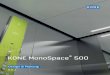 KONE MonoSpace 500 - Automatiktüren | KONE … MonoSpace 500_SAG... · 4 SARENSEP I NERGIE - SPAREN SIE PLATZ Der neue KONE MonoSpace® bietet nicht nur erst-klassige Energie-Effizienz