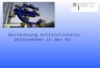 Folie 1 - Faculty of Business Administration and … · PPT file · Web view2015-03-26 · Besteuerung multinationaler Unternehmen in der EU * * * * * * * * * * * * * * * * * * 27.06.2009
