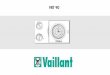 VRT 90 - Vaillant · Uhrzeit einstellen Der Raumtemperaturregler VRT 90 hat eine Schaltuhr, deren 24-Stunden-Skala (6) sich einmal am Tag dreht. Zum Einstellen der Uhr drehen 