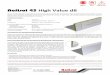 Nofisol 45 High Value dB CD 2016-V 5-0 · Nofisol 45 High Value dB ... - Lagerung und Verarbeitung über 5 Grad Celsius in Zusammenhang mit der selbstklebenden Schicht - Der Untergrund