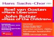 Roel van Oosten »Mare Liberum« John Rutter »Mass …jungerchornuernberg.de/wp-content/ressources/RutterProgrammheft.pdf · John RutteR | Mass of the chiLdRen Programm John Rutter