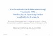 HTA meets EMA - iqwig.de · Konfirmatorische Nutzenbewertung? HTA meets EMA - Methodische Spannungsfelder aus Sicht der Industrie M Hennig (GlaxoSmithKline), D Knoerzer (Roche), K