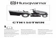 OM, CTH150 Twin, 96061026000, 2010-02, Tractor, … · 532 43 40-25 CTH150TWIN Instruction manual Please read these instructions care-ful ly and make sure you understand them before
