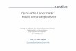 Quo vadis Labormarkt: Trends und .Quo vadis Labormarkt: Trends und Perspektiven Vortrag im Rahmen