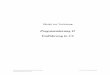 Programmierung II Einf¼hrung in C# - Programmierung II.pdf  Fachhochschule Stralsund. Programmierung
