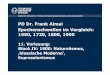 PD Dr. Frank Almai Epochenschwellen im Vergleich: … · PD Dr. Frank Almai Epochenschwellen im Vergleich: 1550, 1720, 1800, 1900 11. Vorlesung: Block IV: 1900: Naturalismus, ,klassische
