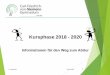Informationen für den Weg zum Abitur - cfvsiemens.de · - für die SchülerInnen mit dem 4. Prüfungsfach Sport oder der 5. ... Elternabend zur Vorbereitung auf die Einführungsphase