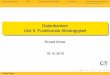 Datenbanken Unit 5: Funktionale Abhängigkeitinstitute.unileoben.ac.at/infotech/lehre/db/SS2016/Unit5.pdf · 2016-04-19 · Korrektheit und Vollständigkeit der Armstrong Axiome Alles,