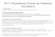 PC V: Physikalische Chemie der Festkörper WS 2009/10wewi.matthiasjasch.de/attachments/4_Vorlesung-28-10-2009.pdf · PC V: Physikalische Chemie der Festkörper WS 2009/10 1. Einführung