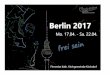 Berlin 2017 - jugendsiggenthal.chjugendsiggenthal.ch/fileadmin/Dateien/Flyer_2016_4.pdf · uns Vera Rüttimann (auch am Infoabend dabei) eigene Erlebnisse aus der Zeit des Mauerfalls