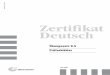 Zertifikat Deutsch - yuqiaodeyu.com · ÜBUNGSSATZ 0.5 Materialien zum Zertifikat Deutsch Übungssatz · Kandidatenblätter Übungssatz · Prüferblätter Übungssatz · Hörkassette/CD