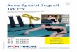 ng Art.-Nr. 258 4108 Aqua Spezial Zugseil Typ I–V · Bestzeit-Ziehen: für die Dauer der jeweiligen Schwimmzeit (z. B. 65 Sekunden oder 31 Sekunden oder 2:20 Min.) schnell ziehen