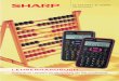DAL-Schulrechner - SHARP calculators · Funktionen des EL-520XG ... Bei den Schulrechnern mit DAL-Standardanzeige wird die Formel von links nach rechts eingetippt, so wie der Schüler