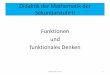 Didaktik der Mathematik der Sekundarstufe II Funktionen ...didaktik.mathematik.hu-berlin.de/files/funktionen_1.pdf · –Definition/ Exaktifizierung des ... Mit Funktionen betrachtet