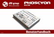 BASS LINE - D16 Group Audio Softwared16.pl/pub/manuals/Phoscyon-manual-de.pdf · Sequenzer-Modi, für die MIDI Lern-Funktion, und für das Preset-Management. Kontroll-Sektion •