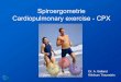 Spiroergometrie Cardiopulmonary exercise - CPX = V´O2 / Hf SV * HR = CO = V´O2 / avDO2 V´O2 ~ SV • Sofern die übrigen Spiroergometrieparameter normal sind, ist ein isolierter