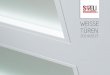 WeiSSe Türen - ASGRO Baustoffe GmbH · lamellentüren wählen. ... Weiß im interieur gibt ... AM BeSTen ein dezenTer STreiChen, der den TürFlügel, BeSChlAg, die KlinKe Oder