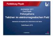 Zentralabitur 2017 Fach Physik Prüfungsthemaschul-physik.de/downloads/fobi/Abi2017-E-M-Feld.pdf · Fortbildung Physik Zentralabitur 2017 Fach Physik Prüfungsthema ... Die Definition