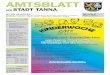 AMTSBLATT - News | Home | Stadtverwaltung Tanna · 2017-05-30 · • Beschlüsse Stadtratssitzung v. 13.04.17 • Beschlüsse Bauausschuss ... ist herzlich willkommen! Amtsblatt