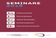 SEMINARE 2018 - bstbk.de · Das Seminar soll dem Steuerberater die Neuregelungen des Geldwäschegesetzes vermitteln und ihn für die strafrechtlichen Implikationen im Rahmen der Berufs-