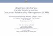 eBusiness-Workshop: Kundenbindung online. Customer ... · eBusiness-Workshop:Kundenbindung online. Customer Relationship Management (CRM) Prof. Dr. Herrad Schmidt 28.03.2003. Kundenbindung